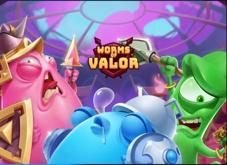 Worms of Valor  Real Money Slot made by AvatarUX - Introduction Screen
