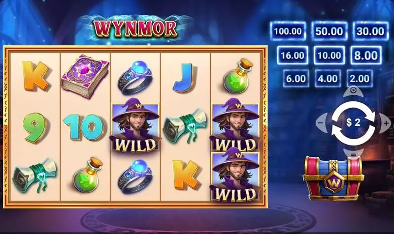 Wynmor  Real Money Slot made by Wizard Games - Main Screen Reels