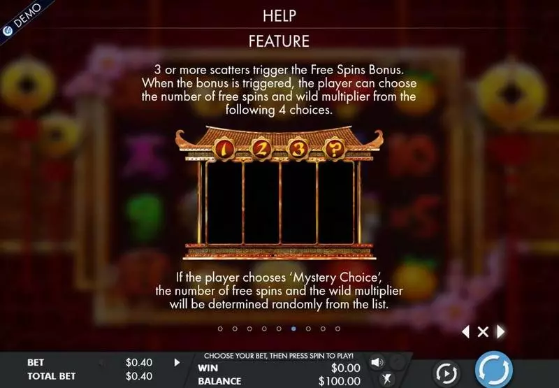 Year of the dog  Real Money Slot made by Genesis - Free Spins Feature