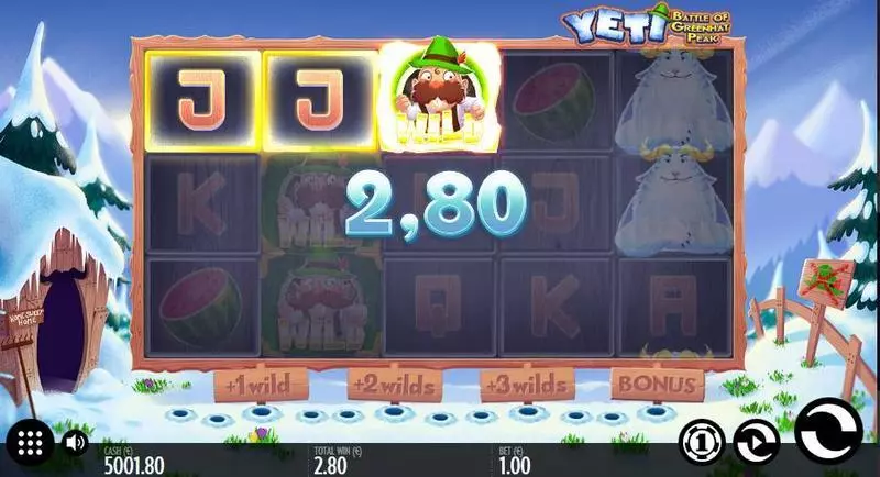 Yeti - Battle of Greenhat Peak  Real Money Slot made by Thunderkick - Gamble Winnings