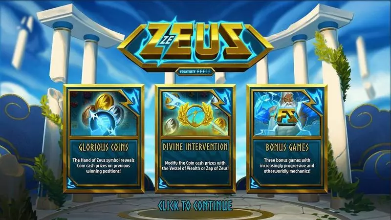 ZE ZEUS  Real Money Slot made by Hacksaw Gaming - Info and Rules