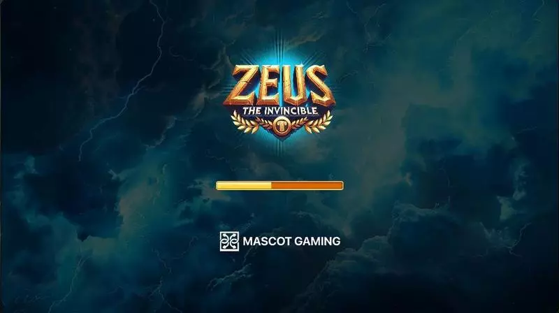 Zeus the Invincible  Real Money Slot made by Mascot Gaming - Introduction Screen